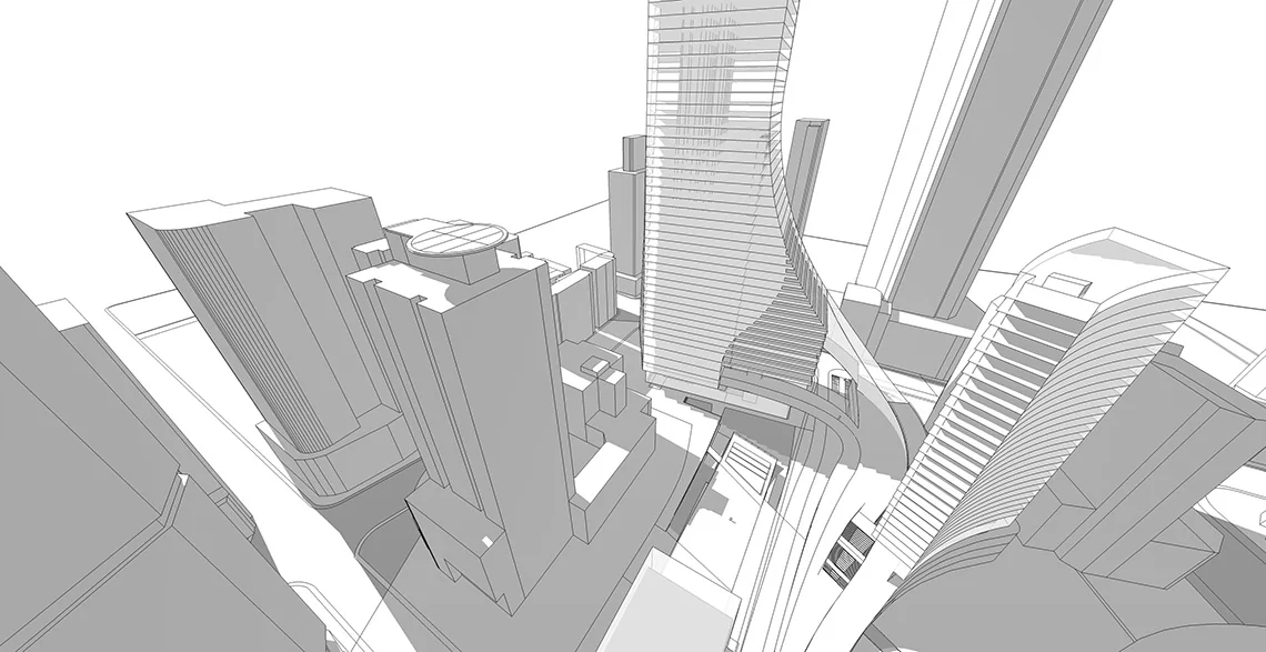 Xinjiekou Supertower And Urban Arena