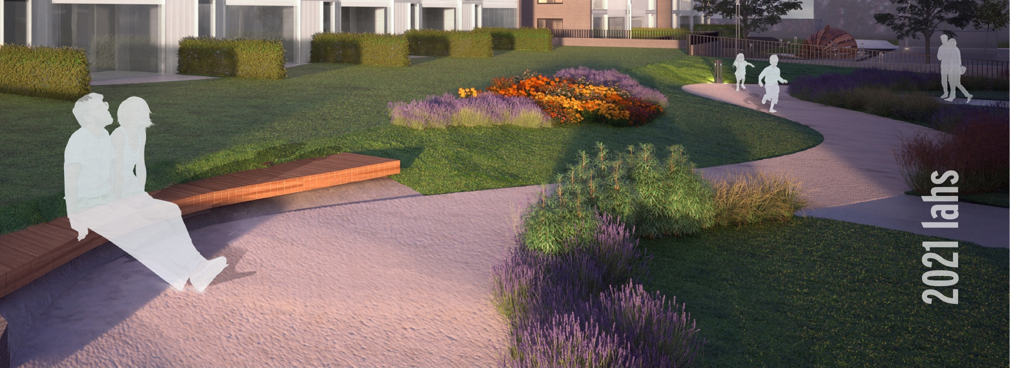 Residential courtyard